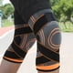 thumbnail image 5 of 2 rodilleras profesionales para dolor de rodilla con correas ajustables, soporte de compresión (naranja), 5 of 7