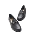 thumbnail image 2 of Penny - Mocasines Horsebit De Cuero Negro negro 24 CM, 2 of 9