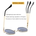 thumbnail image 4 of Gafas de Sol Polarizadas Redondas Gleyemor para Hombre y Mujer Rojo/Amarillo, 4 of 7