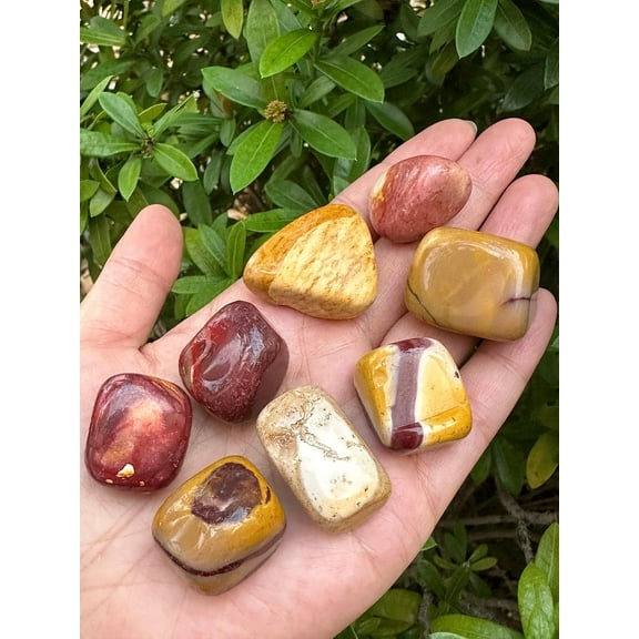 Mookaite Tumbled Stones, Polished Mookaite Gemstone, Mookaite Healing Crystals (Mookaite, 3 Pound)