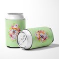 thumbnail image 5 of Carolines Treasures CK4271CC Akita Green Flowers Can or Bottle Hugger Can Hugger multicolor, 5 of 5