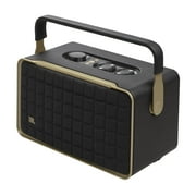 JBL Authentics 300 - Portable smart home speaker with Wi-Fi, Bluetooth and voice assistants with retro design. - Black