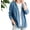 #3, variant on Women Classic Button Front Breathable Stretch Denim Jacket Relaxed Fit Lightweight Casual Long Sleeve Cardigan Coat