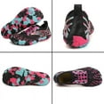 thumbnail image 3 of Stepedia Womens Mens Water Shoes Barefoot Aquatic Sports Shoes for Swim Beach Pool Boating Yoga, Black Rose, 3 of 8