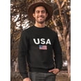 thumbnail image 2 of U.S.A. And Flag Sweatshirt Men -GoatDeals Designs, Male 3X-Large, 2 of 4