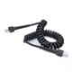 thumbnail image 1 of Cable Ethernet de 1000 Mbps RJ45 Cat6 8P8C UTP Macho A Macho, Cable en Espiral Estirado, Par Terminado, Cat6 Monitor, 1 of 6