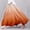 Orange, variant on Skirts for Women Skirt Womens Summer Printed Wrap Elastic Waist A Line Boho Beach Flowy Long Skirt Purple XXL