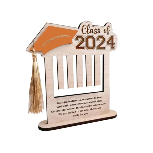Cheap!Maojin 2024 Nuevos titulares de dinero de graduación,regalos de graduación de titular de efectivo,caja de tarjetas de graduación de madera,titular de dinero para suministros