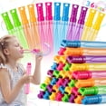 thumbnail image 1 of Juego de varitas de burbujas IJIGU, paquete de 36 unidades en 6 colores para niños mayores de 3 años, 1 of 7