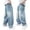 Light Blue, variant on Huanglei Boys Stretch Fit Denim Pants Straight Leg Casual Trousers With Pockets Elastic Waist For Kids And Big Boys ,Back To School Boys Jeans /Size 5-6 Years(Light Blue)