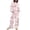 Pink, variant on SnZhen Two Piece Sets for Women Women's Casual Printed Long Sleeved Round Neck Top With Pants Set