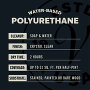 Clear, Varathane Ultimate Polyurethane, Gloss-200061H, Half Pint