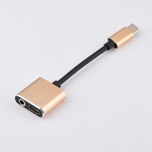 AkoaDa USB Type C To 3.5 mm Audio Jack Headphone Adapter Charging
