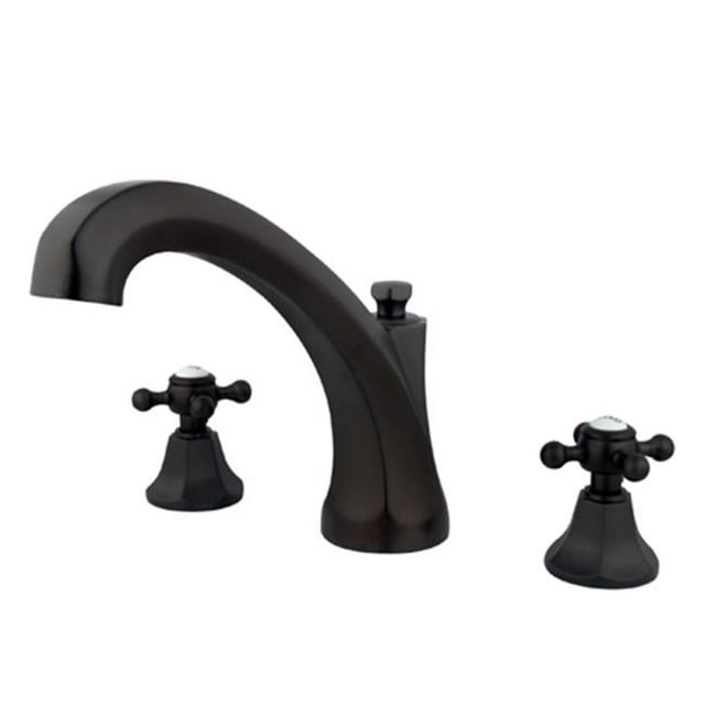 8 Inch -18 Inch Widespread Roman Tub Filler - Oil Rubbed Bronze