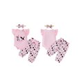 thumbnail image 2 of Cenuakty Baby Girl Cow Outfit Cartoon Animal Flying Sleeve Romper Bow Pants with Headband 3 Piece Summer Set, 2 of 9