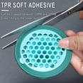 thumbnail image 4 of Shower Drain under $5! Xqxayjr Silicone Shower Drain Cover, Bathroom Floor Drain Filter, Hair Catcher Strainer, Anti-Odor Drain Cover, Removable Drain Stopper, Universal Drain Protector, 4 of 5