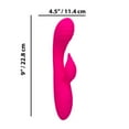 thumbnail image 6 of CalExotics Rumbler Rumble Duo Rechargeable Silicone Rabbit Vibrator, Pink, 6 of 6