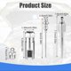 thumbnail image 2 of Grease Needle Nozzle Kit, 5pcs Hardened Steel Grease Injector Needle Gun Grease, 2 of 5
