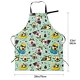 thumbnail image 5 of Lsque Green Cute Avocado Waterproof Apron Chef Aprons for Men Heavy Duty Chemical Work Apron Extra Long Grilling Aprons with Adjustable Bib Apron, 5 of 9