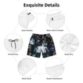 thumbnail image 6 of Corpse Bride Men's Swim Trunks Quick Dry Beach Board Shorts with Pockets Mesh Lining Bathing Suits, 6 of 7