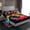 Black Orange Pink, variant on jejeloiu Ice Hockey Sport Twin Sheet Sets,Boys Ball Game Twin Fitted Sheet,Multicolor Graffiti Ink Flat Sheet For Boys Teens,Breathable Home Decor,3 Pieces