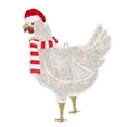thumbnail image 1 of Navidad Adornos Colgantes Pollo De Madera Con Bufanda Sombrero De Navidad Colgante Colgante Decoraciones Para El Hogar Decoración De Vacaciones Minnieouse HA041683-03, 1 of 6
