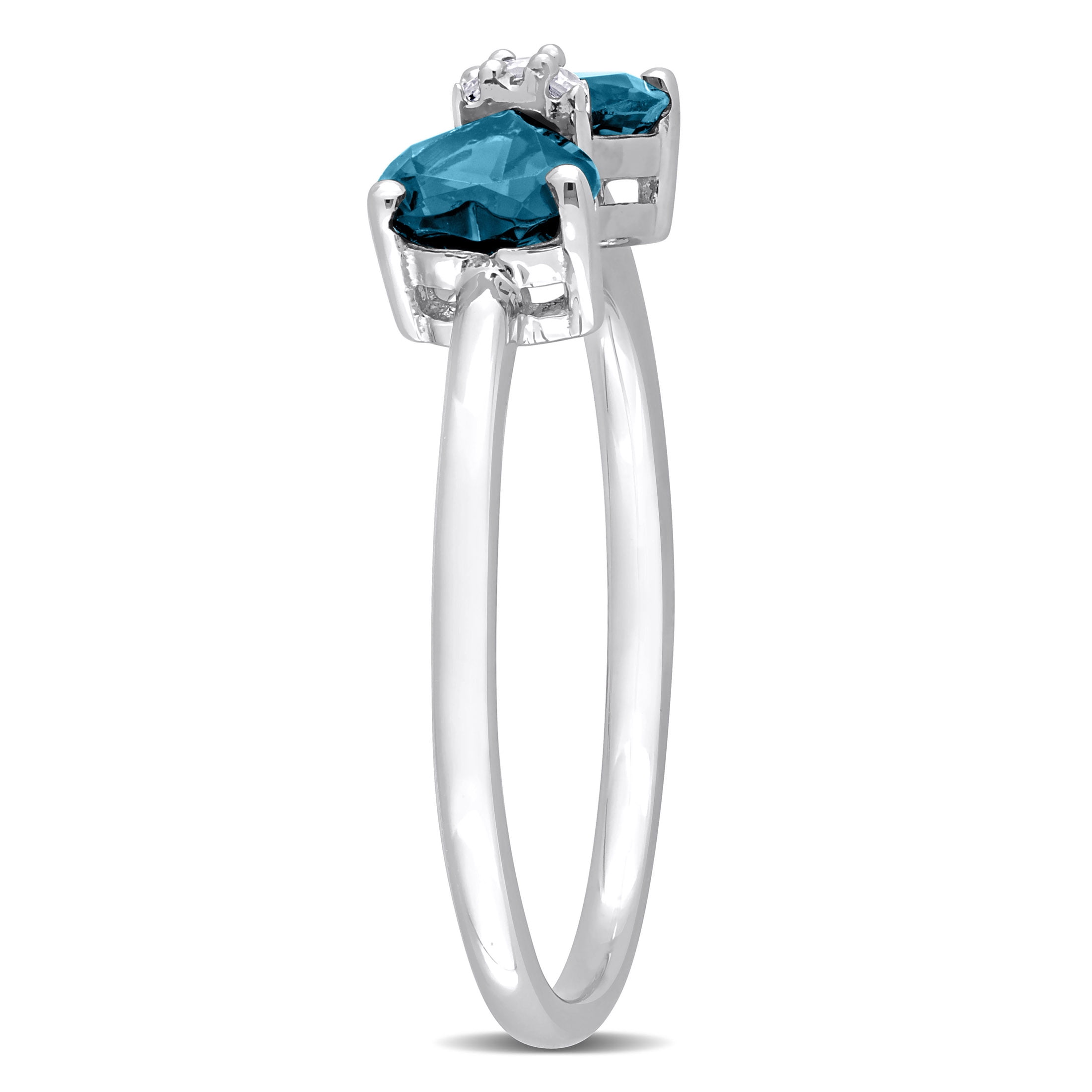 Everly Women's Topaz 10k White Gold Jewelry Set