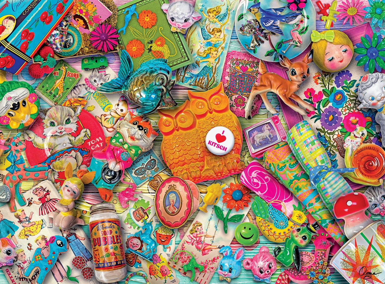 Buffalo Games 1000-Piece Aimee Stewart Kitschy Cute Jigsaw Puzzle