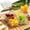 Clear-Free Size/A, variant on Four Compartment Acrylic Snack Fruit Platter with Gold Metal Stand Shatterproof Serving Tray for Party Kitchen Bar
