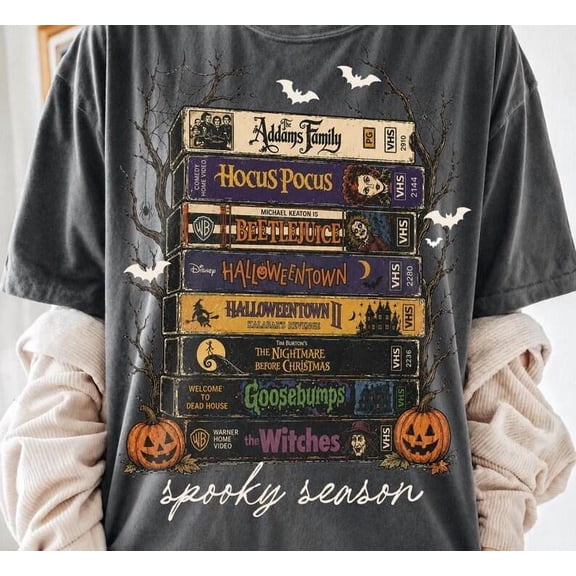 Comfort Colors Vintage Halloween Movie T-Shirt, Retro Spooky Season Graphic Tee, Funny Horror Movie Shirt, Scary Halloween Costume Gift