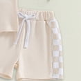 thumbnail image 3 of Summer Toddler Girl Clothes 2t 3t 4t 5t Embroidered Baby Girl Outfit 2 Piece Doll Neck Striped Shirt Shorts Set Kaprioy Fourth of July Baby Girl Outfit, 3 of 6