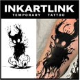 thumbnail image 1 of WWS-Tattoo Tech, 2 Sheets Medium Semi Permanent Tattoo, Adult Art Design Temporary Tattoos, Lasts 1-2 Weeks, Waterproof, Realistic Look, No Adhesive, No Reflection (Demon Unsheathed), 1 of 4