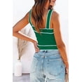 thumbnail image 6 of FreshPretty Women's Trendy Summer Square Neck Crop Tank Tops Casual Color Block Knit Sleeveless Slim Fit Y2k Cami Shirts, 6 of 7