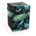 thumbnail image 5 of Turtle Seamless Foldable Car Trash Can with Lid, Leak-proof Mini Garbage Bin, Hanging Storage Bag, 5 of 6