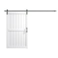 thumbnail image 5 of Sanding  30in./32in./36in./42in./48in.x 84in.MDF Barn Door With Sliding Hardware Kit ,Covered with Water-Proof PVC Surface 48in. x 84in. - White, 5 of 5