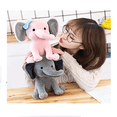 thumbnail image 2 of Elefante De Peluche 25 cm 2 pzs,  MaluberoGRIS ROSA, 2 of 5