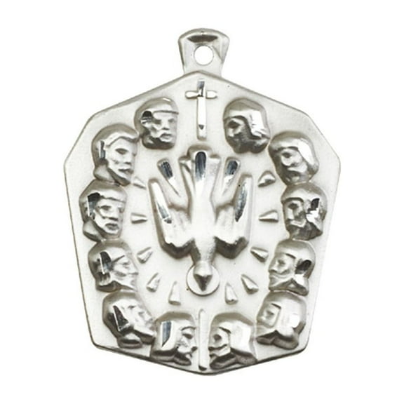 Antique Silver Apostles Keychain