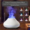 thumbnail image 3 of (White)Flame Mimic Essential Oil Diffuser | Colour Changing Room Diffusers for Home | Aromatherapy Diffuser | Flame Humidifier for Bedroom | Flame Diffuser | Aroma Diffuser, 3 of 5