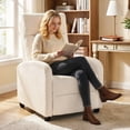 thumbnail image 2 of HOMCOM Push Back Recliner Chair Home Theater Seating with Padded Seat, 2 of 10