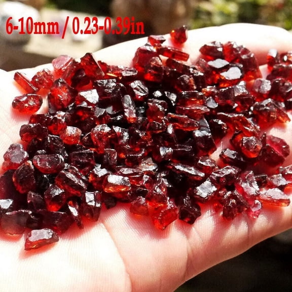 Raw 100% Natural RED Garnet Crystal Gems Rough Stone Mineral Specimen 100G