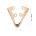 thumbnail image 2 of 3 Pairs Metal Shoes Pointed Protector High Heels Toe Cap Elegant High Heels Tip Cover, 2 of 3