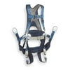 DBI-SALA 1108650 Full Body Harness, S, 420 Lb., Blue/Gray