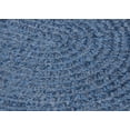 thumbnail image 2 of Colonial Mills 3' x 5' Blue Oval Handmade Braided Area Throw Rug, 2 of 2