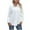 White, variant on Scyoekwg Womens Long Sleeve Tops Pullover Tops Loose Solid Color Fall Clothes Turndown Collar Button Shirts Trendy Dressy Casual Womens Clothes(Watermelon Red,M)