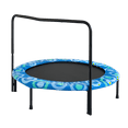 thumbnail image 6 of Mini Indoor Trampoline, Children's Trampoline with Handle, Trampoline Indoor for Kids Boys Girls Age 3 - 7, 6 of 6