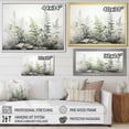 thumbnail image 4 of Designart "Ferns Silver I" Floral Floater Framed Canvas Art Print, 4 of 7
