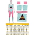 thumbnail image 3 of Conjunto de 6 piezas de disfraz de discoteca hippie de los años 80 para mujer adulta, ropa deportiva retro para mujer, ropa de fitness, traje de Carnaval de Halloween, 3 of 5