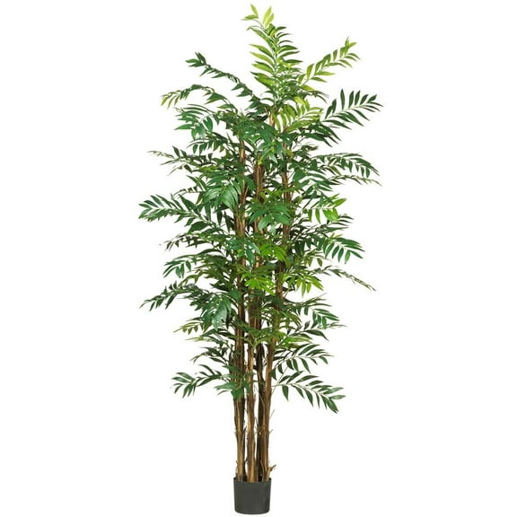Nearly Natural 7' Bamboo Palm Artificial Tree