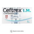 thumbnail image 1 of Ceftrex Ceftriaxona 1 g I.M. 1 paquete con 3 cajas, 1 of 3