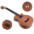 thumbnail image 4 of Ukelele eléctrico Ukelele de concierto Uke eléctrico acústico con ecualizador Ukelele de 23 pulgadas para adultos principiantes con kit de ukele inicial Incluye estuche para ukelele eléctrico Correa a, 4 of 5